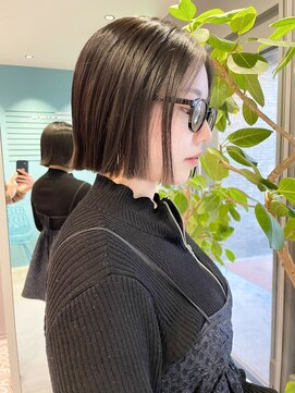 ノエ トトン(noe tton) イメチェン/ホワイトブロンド/外ハネボブ/美髪/名古屋/名駅52