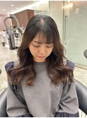 韓国風パーマ/コテ巻き風パーマ/ロングパーマ/前髪パーマ