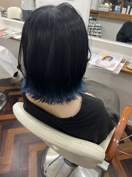 フラム(fulam) 裾カラーブルー