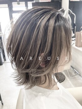 ヴァルーズ(VAREUSE)の写真/【陸前高砂★】潤い溢れる透明感カラーが大好評◎髪へのダメージを最小限に、理想のカラーを叶えます◇