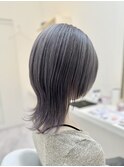 ミディアムウルフ×シルバーラベンダー