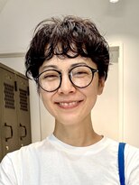 ナループロアツム(Nalu pu loa Tsum)&nbsp;ショートマッシュ/外国人風パーマ/大人ヘア