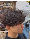 メンズカットパーマ/ニュアンスパーマ/フェザーパーマ[北千住]