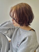 スリーマーク(THREE mark)&nbsp;【ルーツカラー】逆グラデーションの切りっぱボブ＊