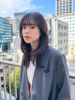 ディフィーノ 赤坂(DIFINO)&nbsp;レイヤーカット/ミディアム/くびれ/透明感グレージュ