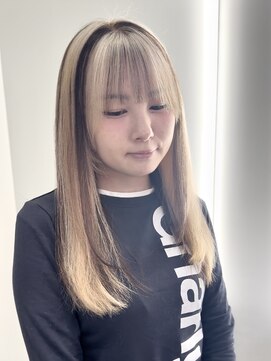 ソルノエル(SOL.noel) 【shuga】ホワイトブロンド×ブラウンデザイン