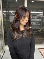 ハート(HART)&nbsp;艶オレンジブラウン×顔まわりレイヤー