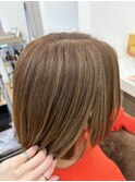 白髪ぼかしハイライト