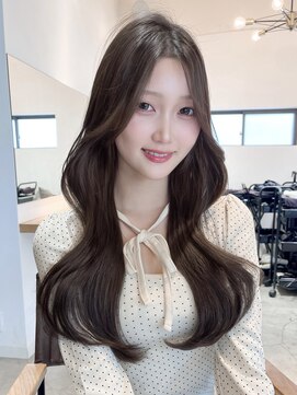 ヘアサロン パーセント(Hair Salon ％) 韓国風ロングレイヤーカット