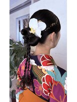 ジッタ(jitta)&nbsp;卒業式　ヘアセット・着付け　カチモリヘアアレンジ