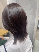 ニーム クルール 国分寺北口店(NEEM Couleur)&nbsp;ピンクバイオレット/ミディアムレイヤー/髪質改善/国分寺
