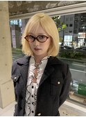 blond bob
