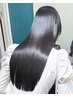 【阿部指名限定】髪質改善ストレート+最高保湿TR+似合わせカット