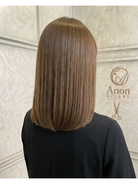 アノン エクラート 浦和店(Anon ECLART) 透明感ベージュ×艶ストレート