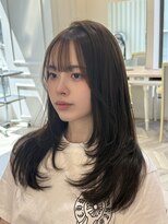 ニューヨークニューヨーク なんば道頓堀店(NYNY)&nbsp;ロングレイヤー×透明感ダークグレージュ