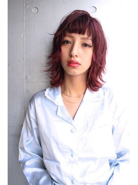 エース (ACE) ACE LA チェリーレッド×オン眉