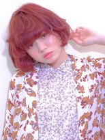 リズミカル&nbsp;クセ毛風大人ボブ