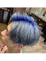 ヘアーアンドリラックス 十日市場店(hair & relax y-21) ブルーシルバー
