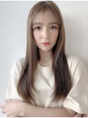 透明感アッシュブラウン 担当 森