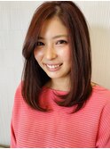 うるツヤストレートでどこから見ても可愛く!
