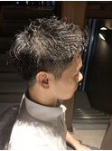 アップバング形状記憶パーマ