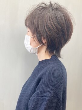 トップヘアー 本店(TOP HAIR) ショートウルフ _ シースルーバング