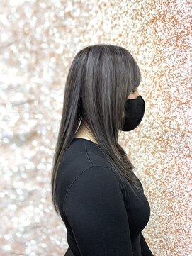 美容室 綺麗 ダブルカラーラベンダー