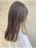 20代30代艶感ゆるふわ♪髪質改善カラーミルクティーベージュ