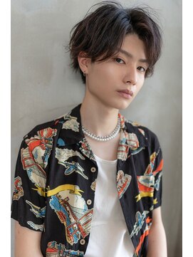 ケアリー 武蔵小杉(Carelly) メンズアップバング×束感ショートマッシュ