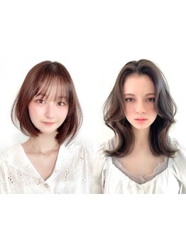 【カット＋ヘアスタイリング4,500円】お手頃価格で顔回りの印象◎おしゃれなトレンドスタイルへ…