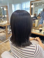 ネオリーブ チロル 横浜西口店(Neolive CiroL.)&nbsp;切りっぱなしボブ×美髪縮毛矯正 艶髪 髪質改善