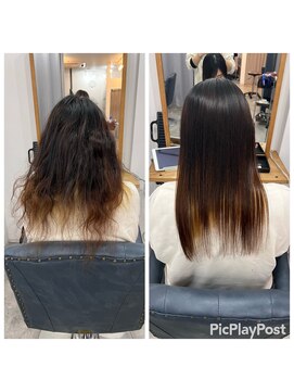 ミント 鳳(Mint.) 20代 30代 40代 髪質改善 ストリートメント ツヤ髪ロング 艶髪