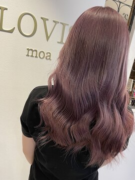 ラビスモア(Lovis moa) 魅力倍増カール/セミディ/シアーカラー/ダークアッシュ/姫カット