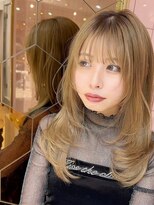 ルームバイシー 新宿(Loom. by Sea)&nbsp;韓国風前髪×レイヤーカット【髪質改善/新宿/レイヤーカット】