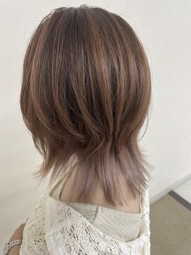 ウィールール 手稲店(WE RULE) 小顔ウルフレイヤー、インナーカラー20代30代40代