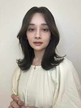 バイオレットジェム(Violet`jem) 10代20代30代40代鎖骨ミディくびれヘアショコラブラウン