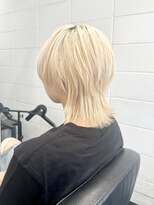 ココ 原宿(KOKO)&nbsp;ブロンド小顔 クラゲヘアー オリーブグレー ココアベージュ