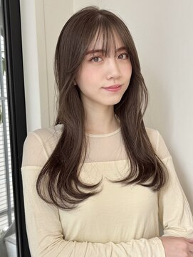 ローネス ギンザ(LONESS ginza) レイヤーカット/小顔カット/マロンベージュ/透明感カラー