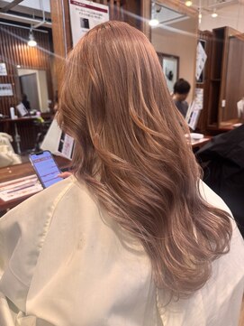 ブリッツレボルト(BLITZ R EVOLUT) ワンブリーチピンクベージュ！