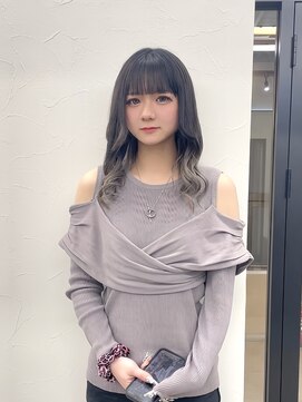 ソソ(soso) グラデーション×ホワイトシルバー