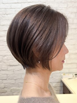 ソワネ 表参道(soigne) 表参道白髪ぼかしハイライトカラー白髪染めレイヤーカット40代