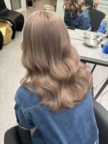 ペレ 渋谷(PELE)&nbsp;ホワイトグレージュ/デジタルパーマ/チェリーブラウン/渋谷