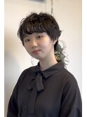 マッシュショート/パーマ