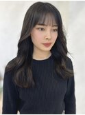 ミニウルフレイヤーカット顔周り前髪韓国ミディアムロング恵比寿