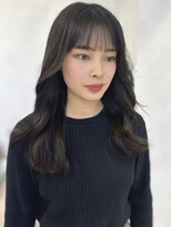 ロンドプランタン 恵比寿(Lond Printemps) ミニウルフレイヤーカット顔周り前髪韓国ミディアムロング恵比寿