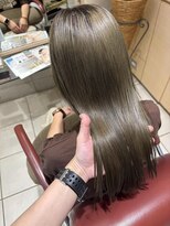 ソトエアンドマーブ 久喜店(SOTOE&marbb)&nbsp;オリーブベージュ/ダブルカラー/くすみカラー