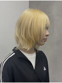 ウルフカット/ブリーチ/カラー