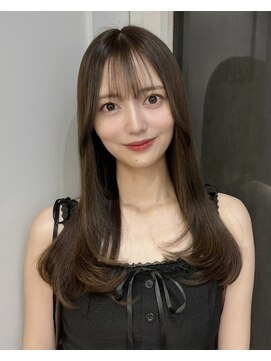 ロンドアヴァントゥス 池袋(Lond aventus) ミニウルフレイヤーカット顔周りカット前髪カット韓国ロング池袋