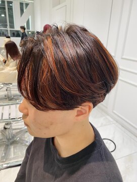 ヘアーアンドメイク ニューヨークニューヨーク 姫路店(Hair&Make NYNY) センターパート×ハイライト