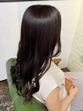 ヘアリゾート粋 ティガ 池袋店(tiga) 絹髪/髪質改善/艶髪ウェーブ/美髪/ダークブラウン